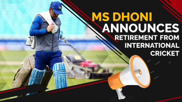 MS Dhoni Announces retirement from International cricket