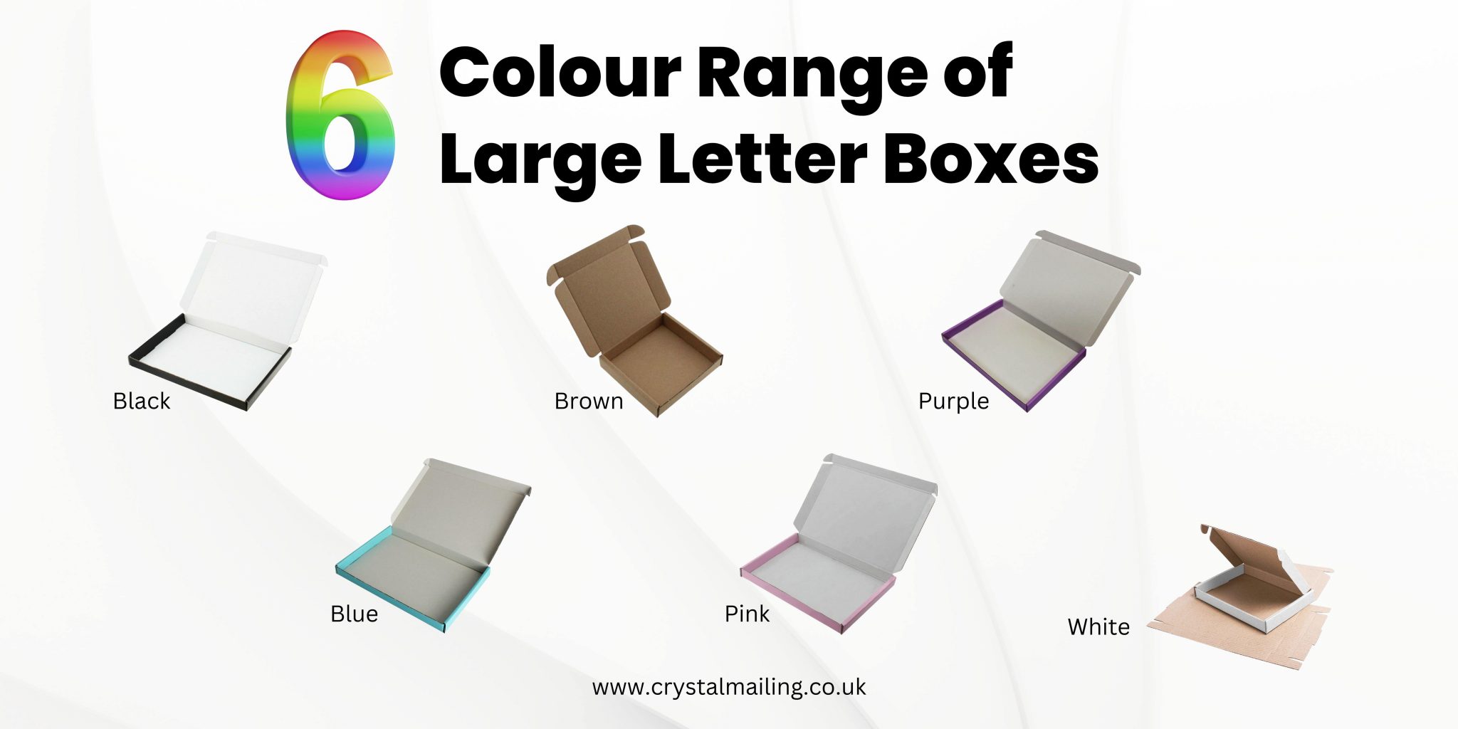 6 Colour Range of Large Letter Boxes GuestCanPost