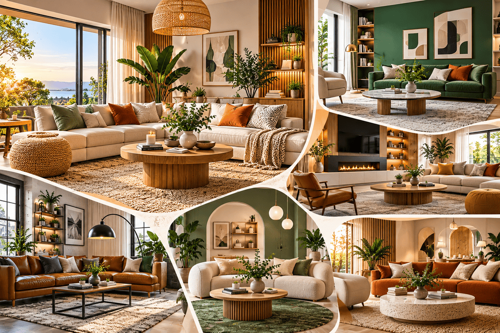 Modern living room interiors